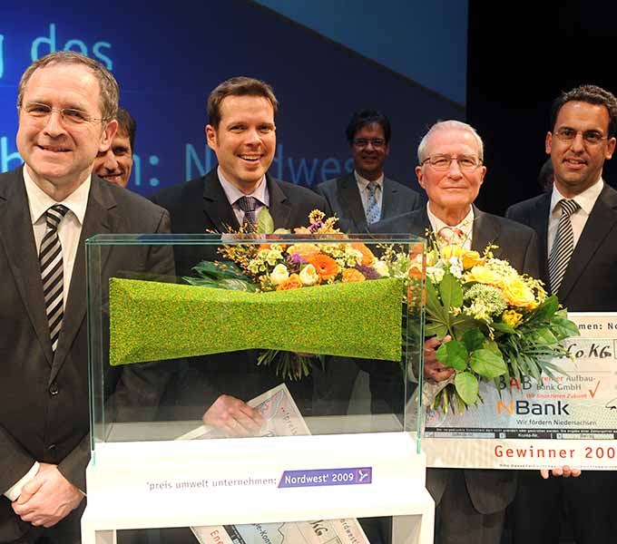Preisverleihung 2010 "Preis Umwelt Unternehmen NordWest"