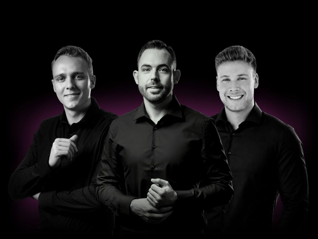Das Vertriebs-Team von Rotek Motoren: Niklas, Robin und Phil