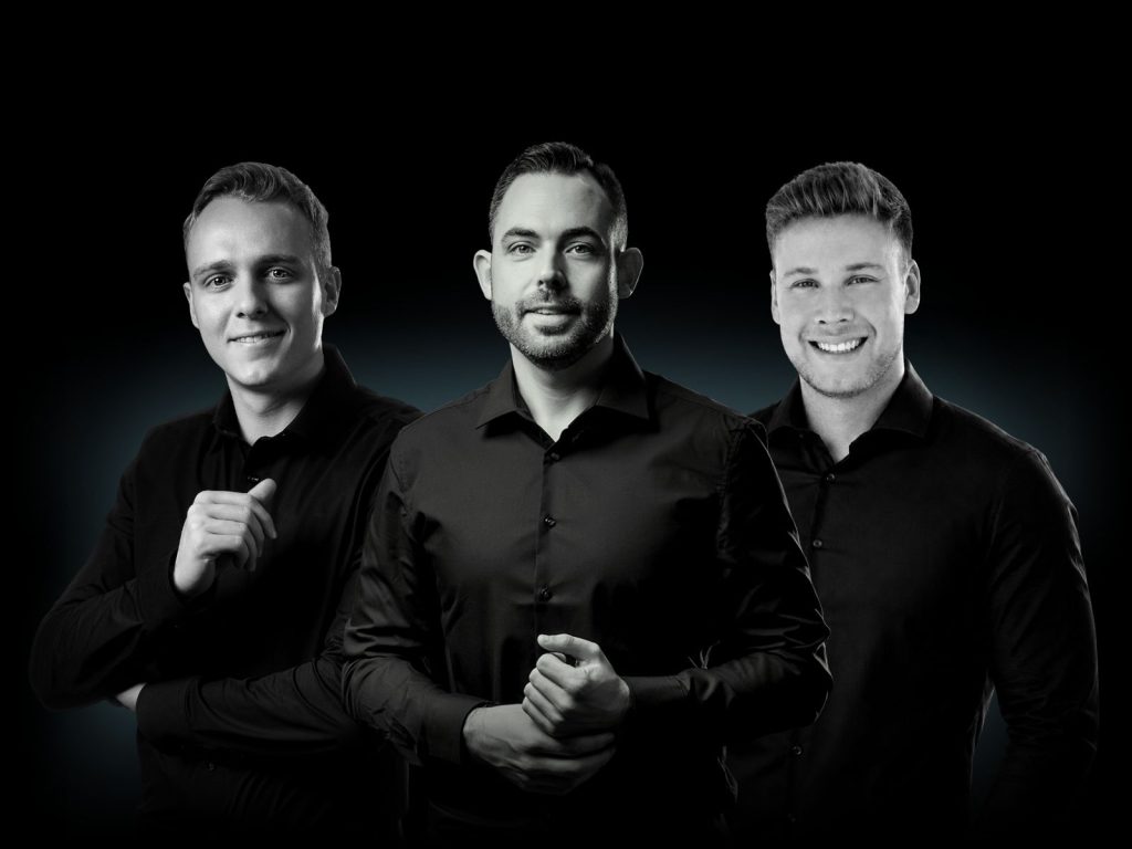 Das Vertriebs-Team von Rotek Motoren: Niklas, Robin und Phil