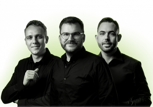 ROTEK Sales: Niklas Treusch, Martin Schulz and Robin Herrmann