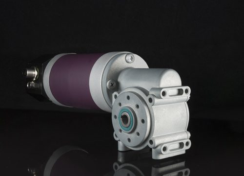 BLDC-Motor ROMOTION 84 mit Schneckengetriebe und Hohlwelle