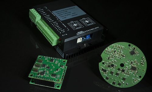 group of electronics for bldc motor romotion