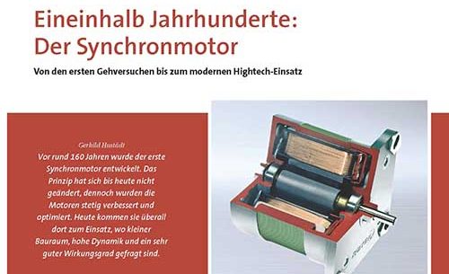History of synchronous motors