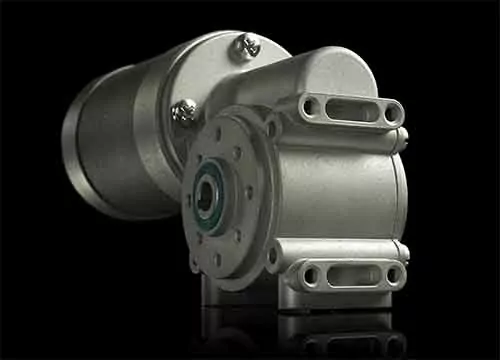 Synchronmotor ROBASE mit Schneckengetriebe