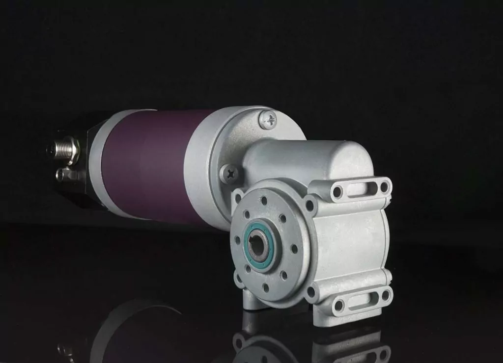 BLDC-Motor ROMOTION 84 mit Schneckengetriebe und Hohlwelle