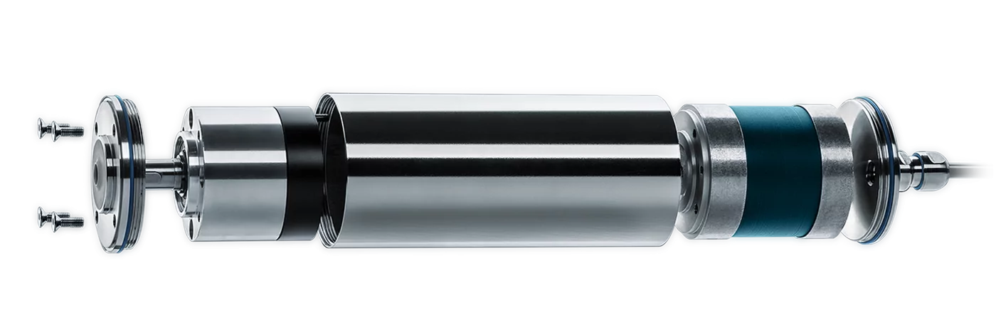 Edelstahlmotor ROTECT Explosionsdarstellung