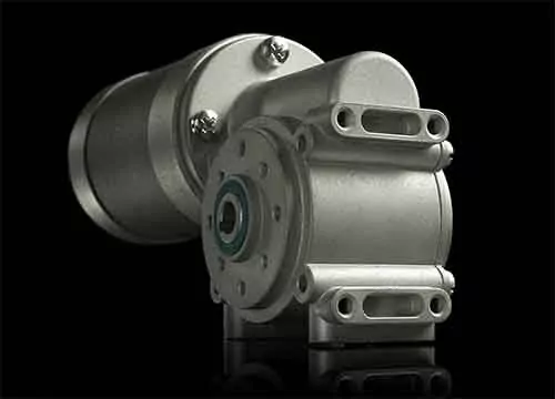 Synchronmotor ROBASE mit Schneckengetriebe