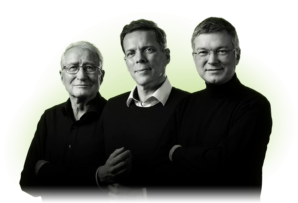 General managers Wilfried, Rolf and Klaus Treusch